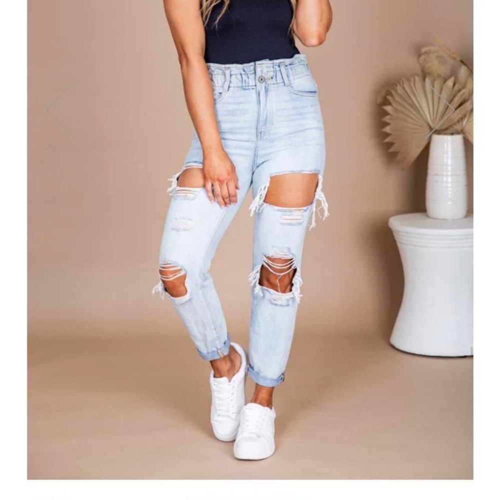 Kristen paper bag jeans